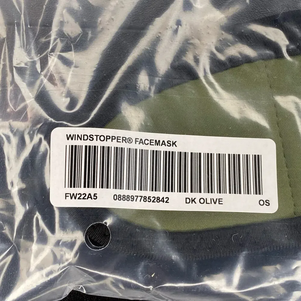 Supreme Windstopper Facemask Dark Olive FW22